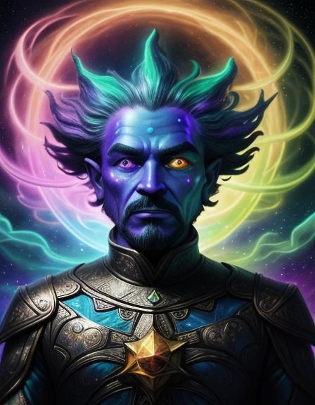 A knight on a white horse