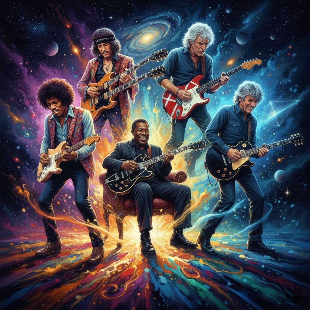 Astral Expressionist Shimmers Jimi
Eric Jimmy Keith David Carlos Jeff
