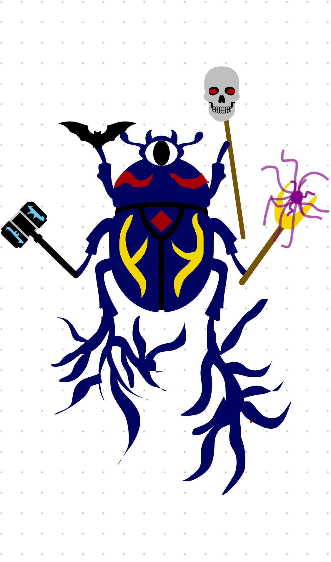 He who sand worships