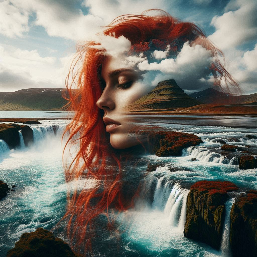 photo hyper réaliste, eau de mer vraiment translucide et toutes les falaises presque entièrement couvertes de verdure hyperdetailed