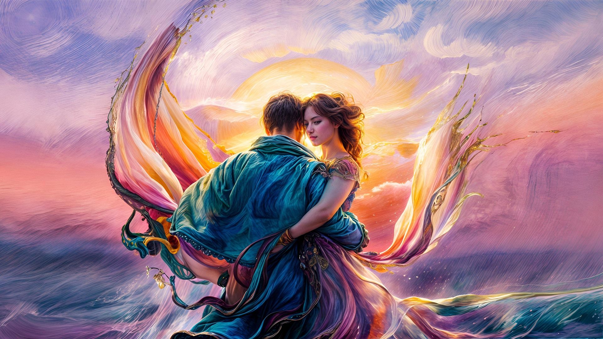 hyper réaliste, couple,