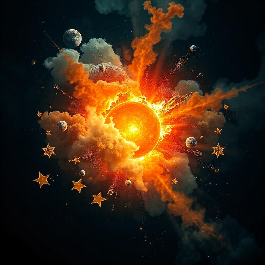 superpoositions, incrustationsA stunning scene of an incredible impossible architecturally designed cliffside house on the edge of a beautif...