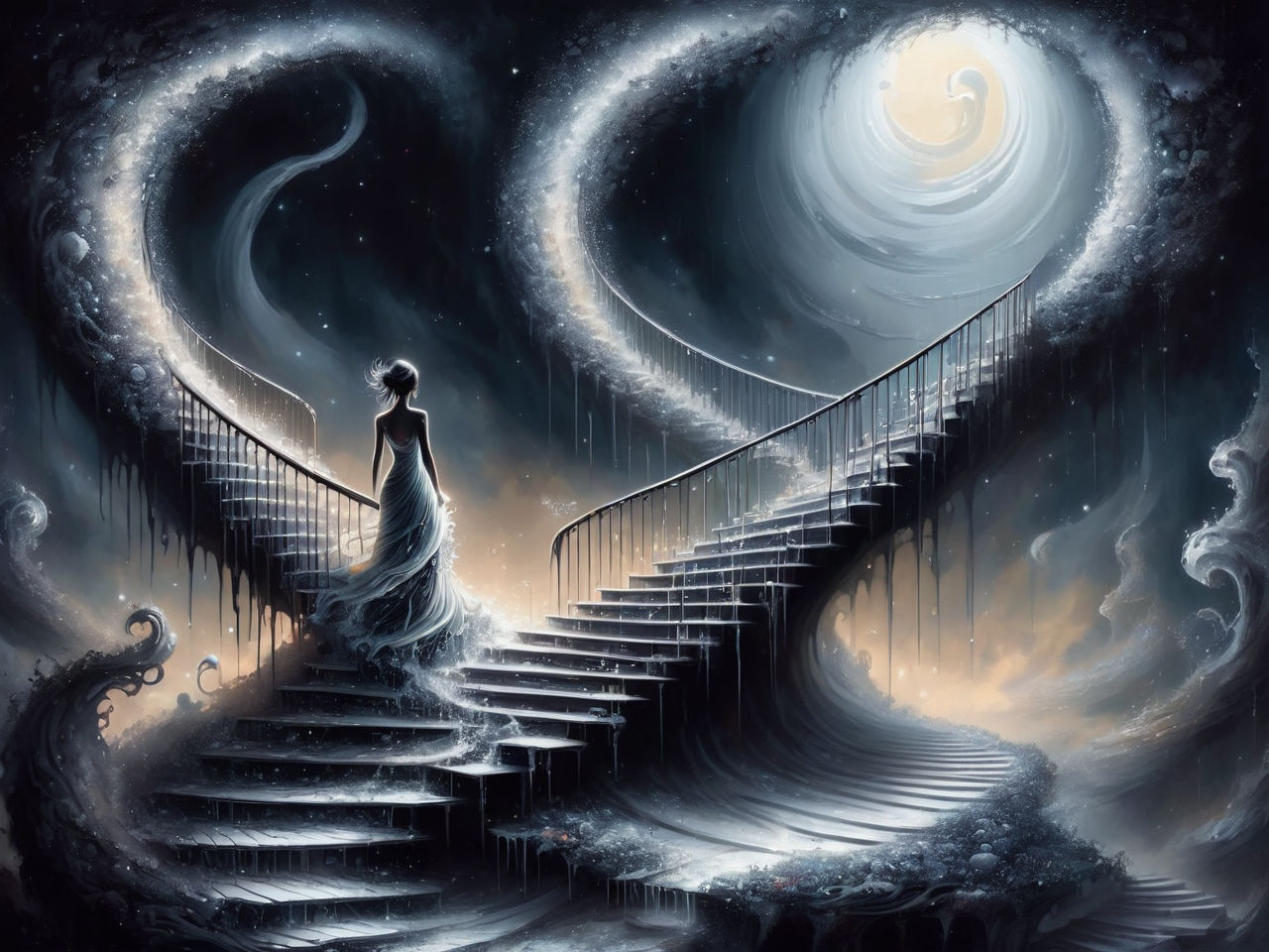 théâtre,  scène de théâtre, hyper réaliste, superpositions, incrustations, fond bleu et jaune