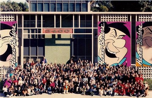 A grainy, blurry 240p blurry, low-resolution image depicting a futuristic dark fantasy parallel-universe time machine building, reminiscent...