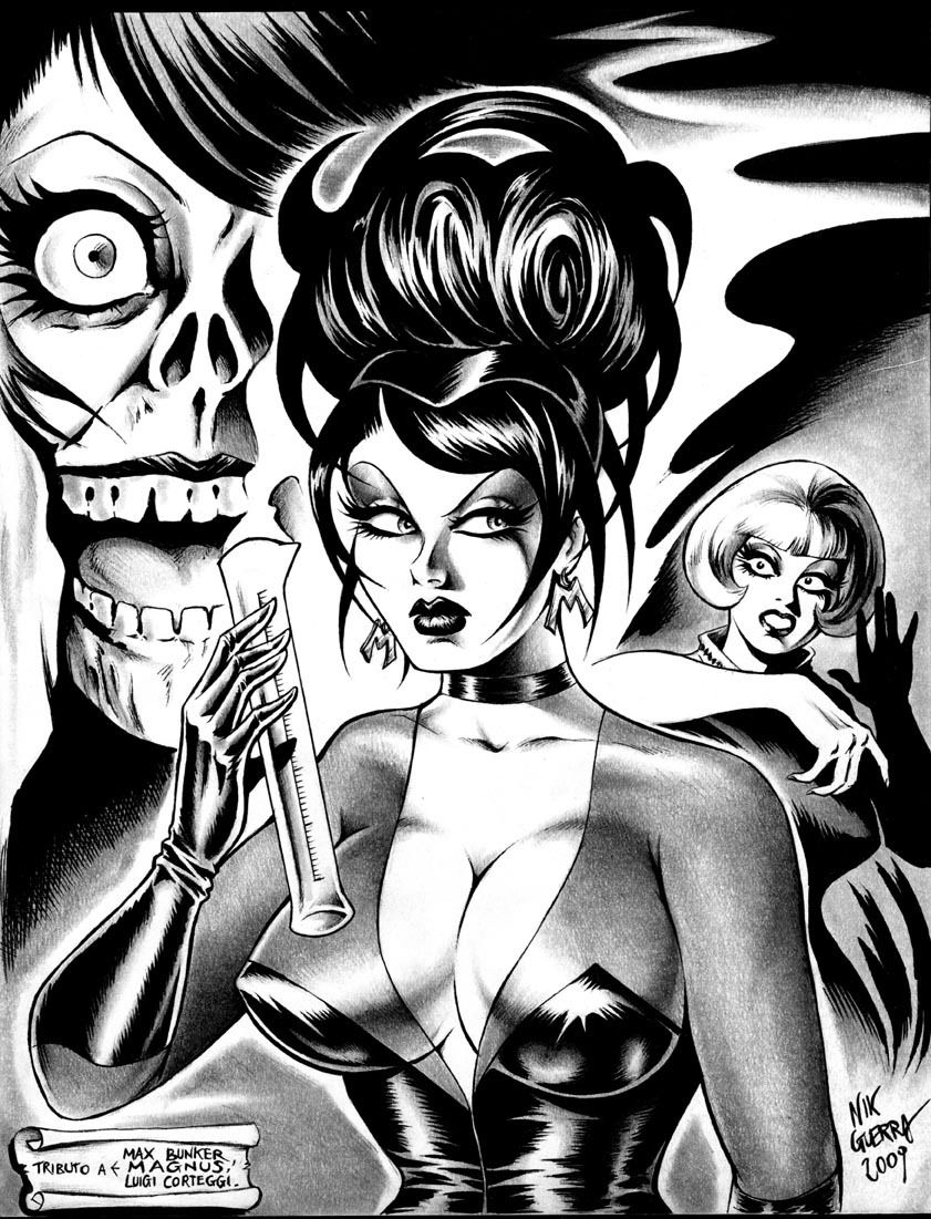 A surreal, vibrant landscape merging music, mystery, and fantasy, featuring a darkened otherworldly terrain with eerie graveyards, crumbling...