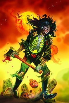 Evil Ernie:  male, ghoulish, athletic-body, full body, underground comix, meticulous texturing, maximalism, fine brushstrokes, storybook ill...