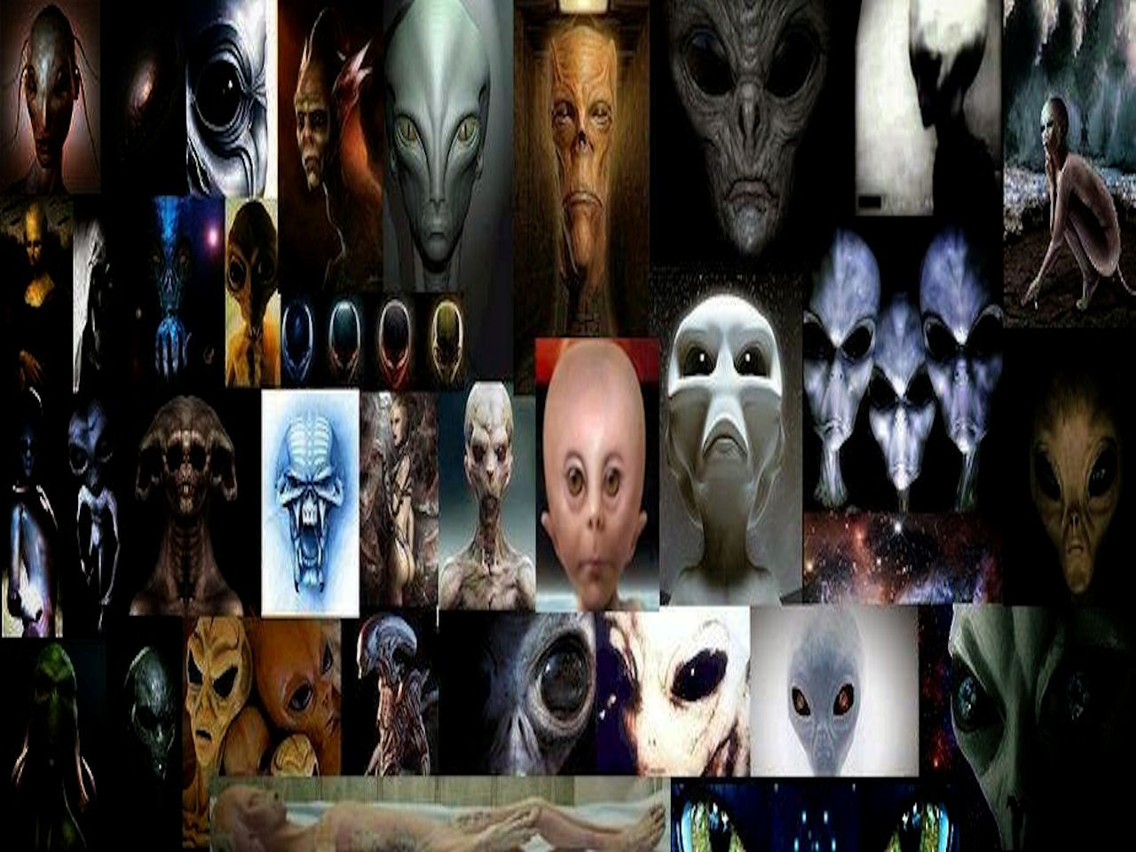 aliens, skulls, UFOs, UAPs, military investigators, fighter jets, black helicopters, paranormal investigators, bystanders, radar images, sat...