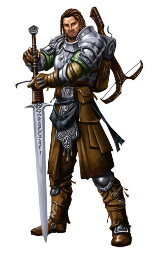 Combine the two images together in style and environment of the Kuroinu: Kedakaki Seijo wa Hakudaku ni Somaru anime.  They are two individua... - Start Image 2