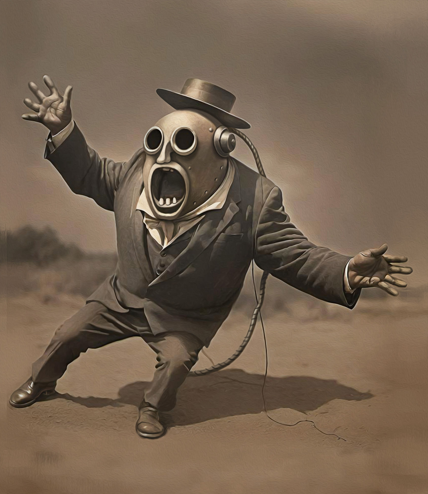 I saw a FISH, gentlemen! 