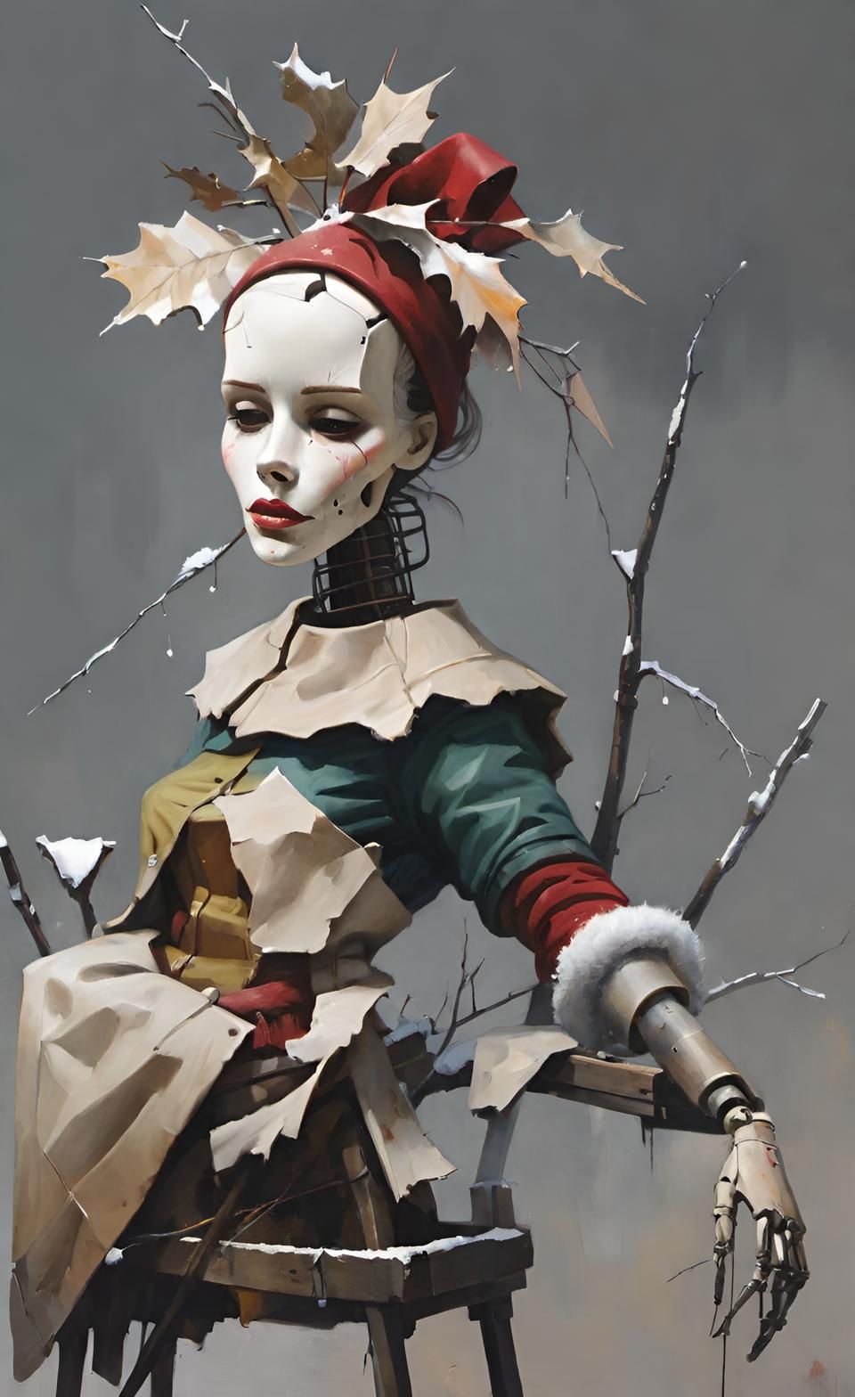 A very strange girl in a surreal manner, but a little greedy....