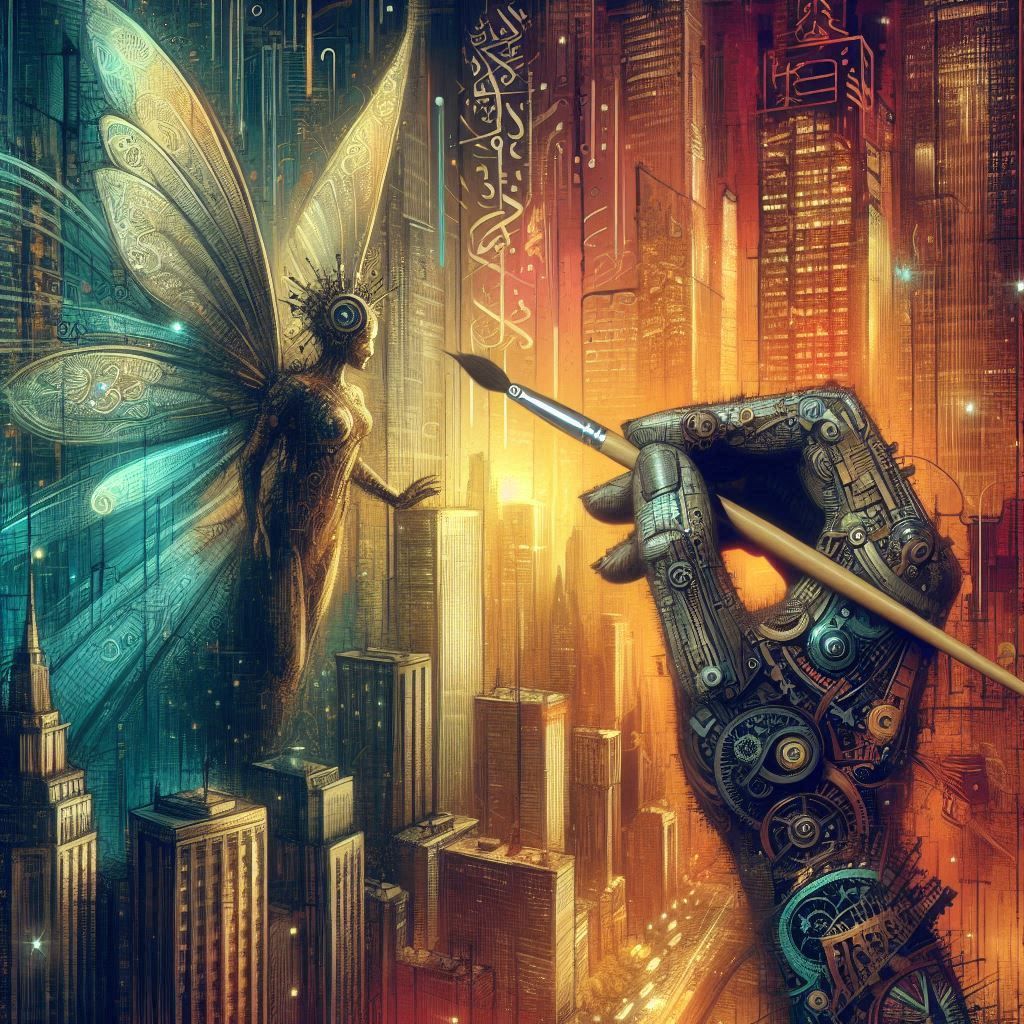 Haunting  infrared photo of a pale white haired fairy like  woman  surrounded by ghost white flowers under a stormy sky Winged fairies   in...