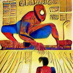Ancient Egyptian spiderman