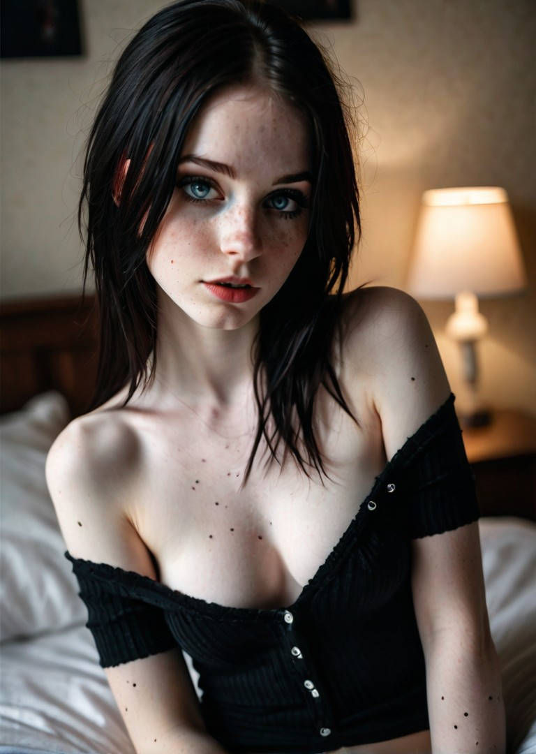 vampire beautiful young head light blue eyes pale skin and shoulders gotich portrait, 8k resolution concept art portrait by Greg Rutkowski,...