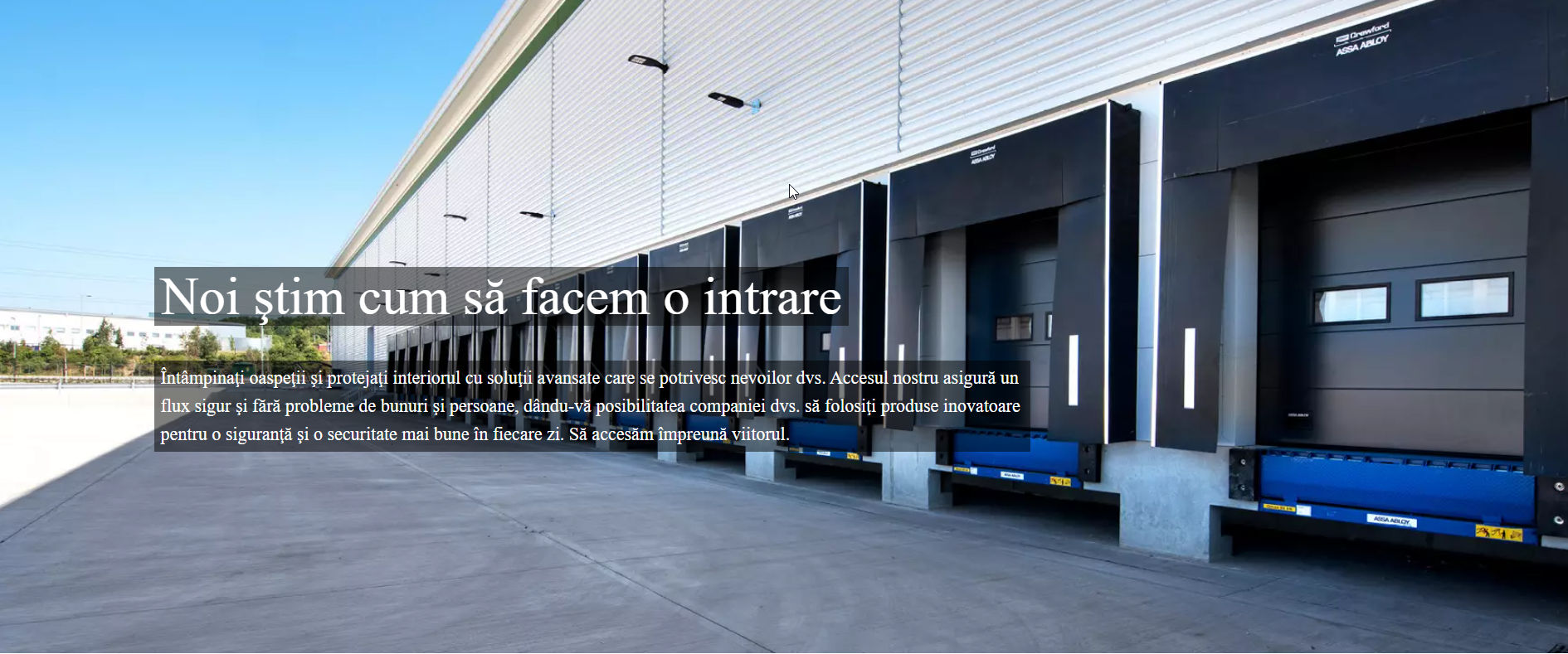 enhance the image, eliminate text, add dynamic and movement, with golden light of this long facade with loading docks. add captured in dynam...