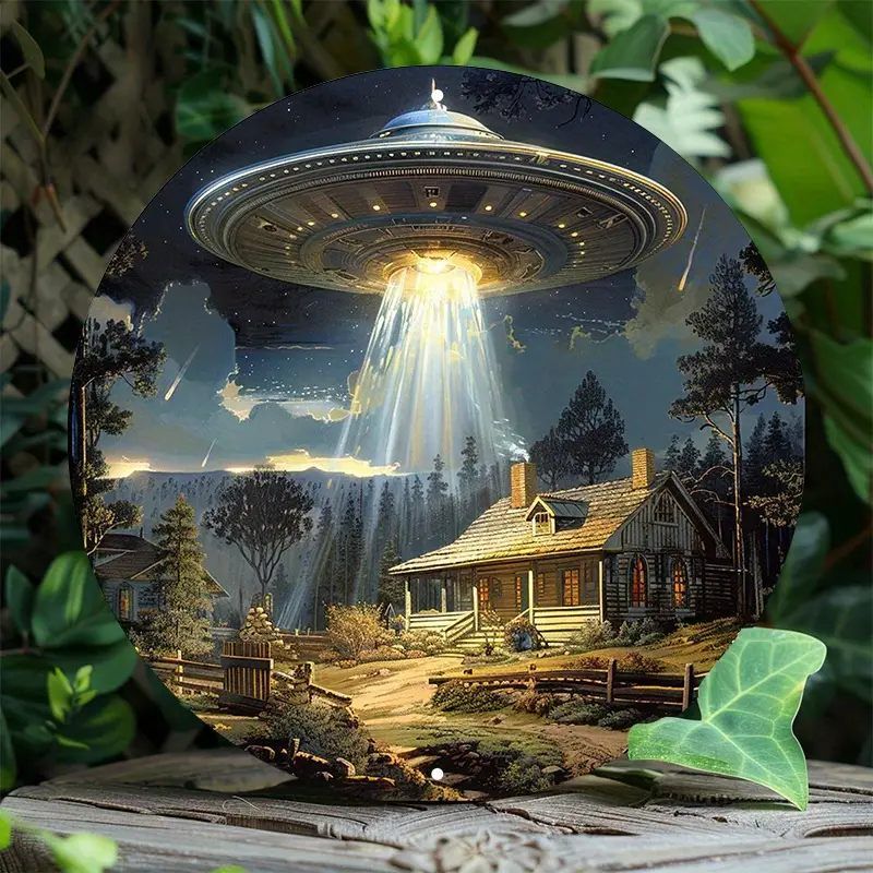 cows drawn up to the flying saucer cyber, witch, fantacy, dark, malevolent <lora:Style 196-Flux:1.0> 