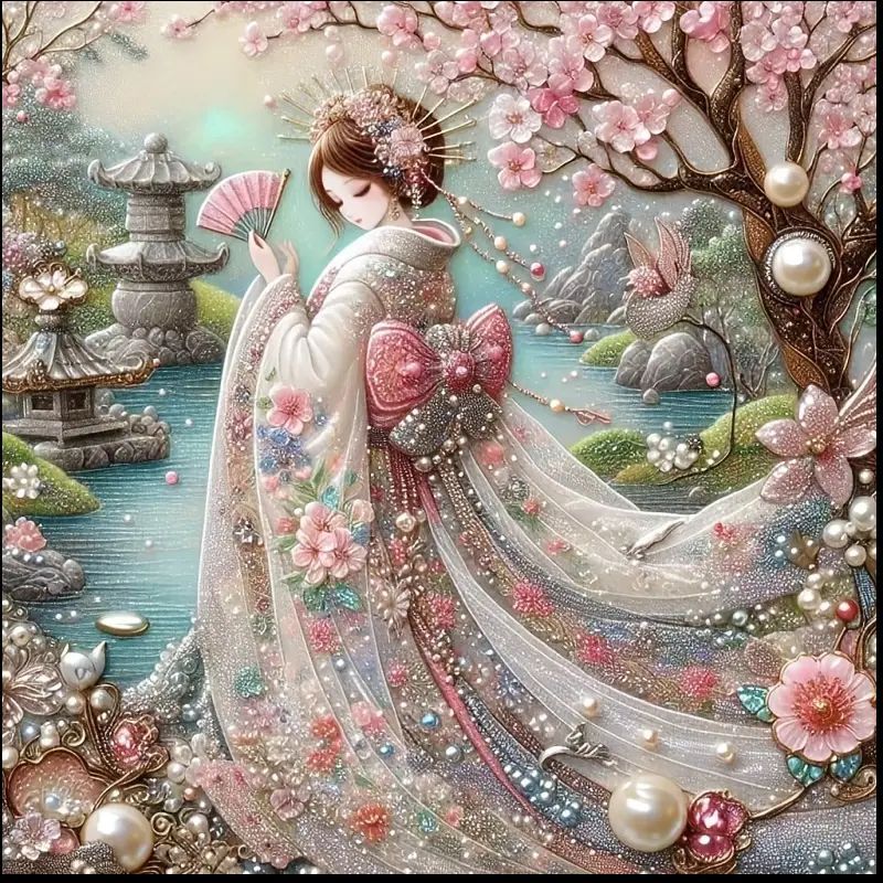 incredible highly detailed in a diamante full of light, in a box of smoke, flowers background, perfect composition, beautiful detailed, intr...