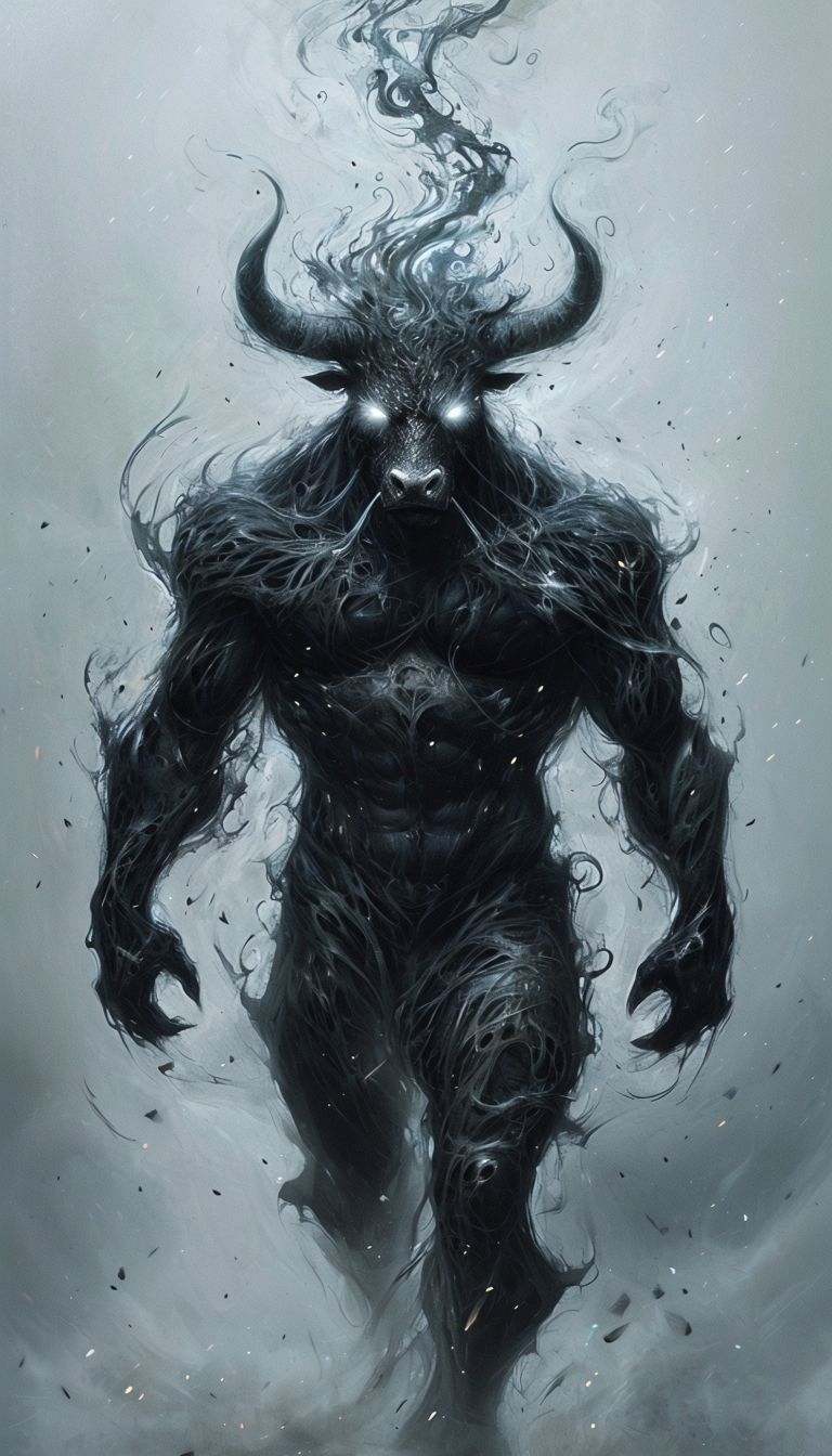 Half Bull half demon 