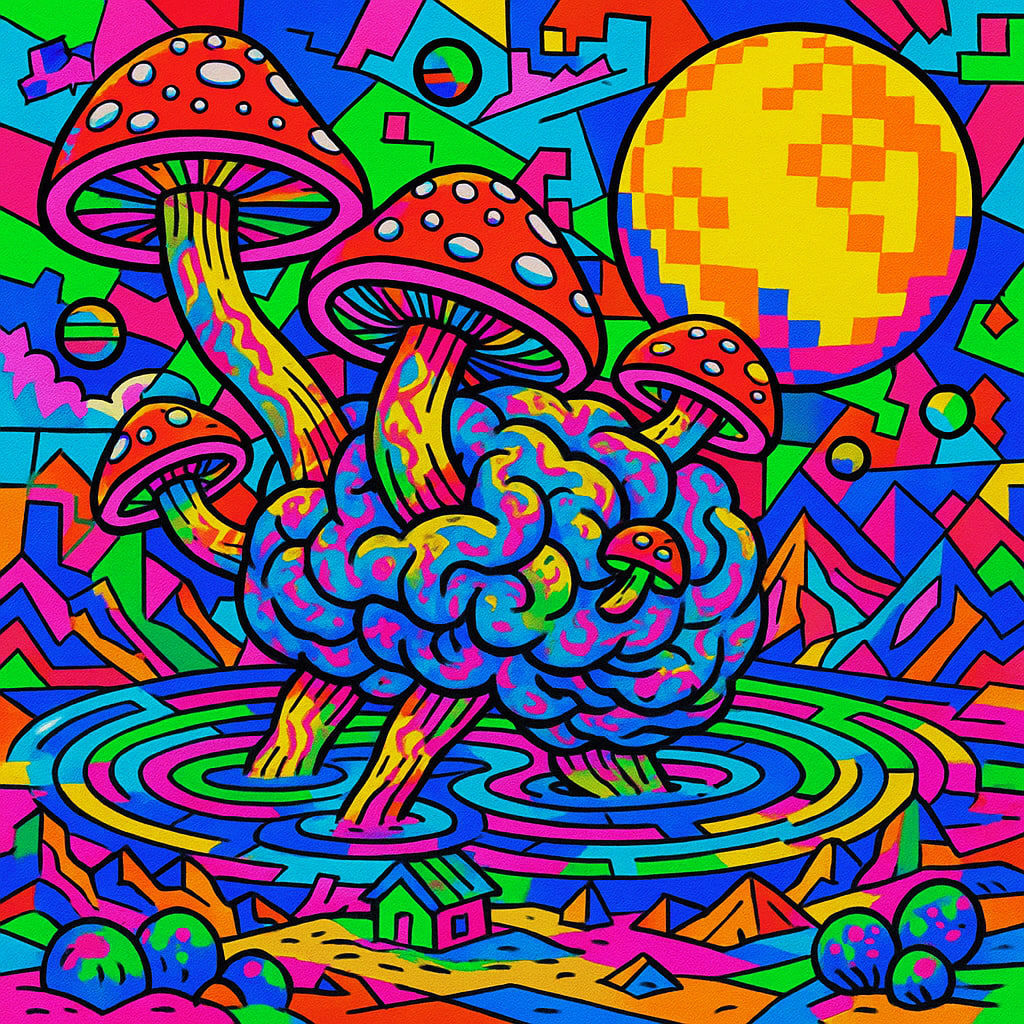 ZANY EQUATION: Brain Mushroom Strider