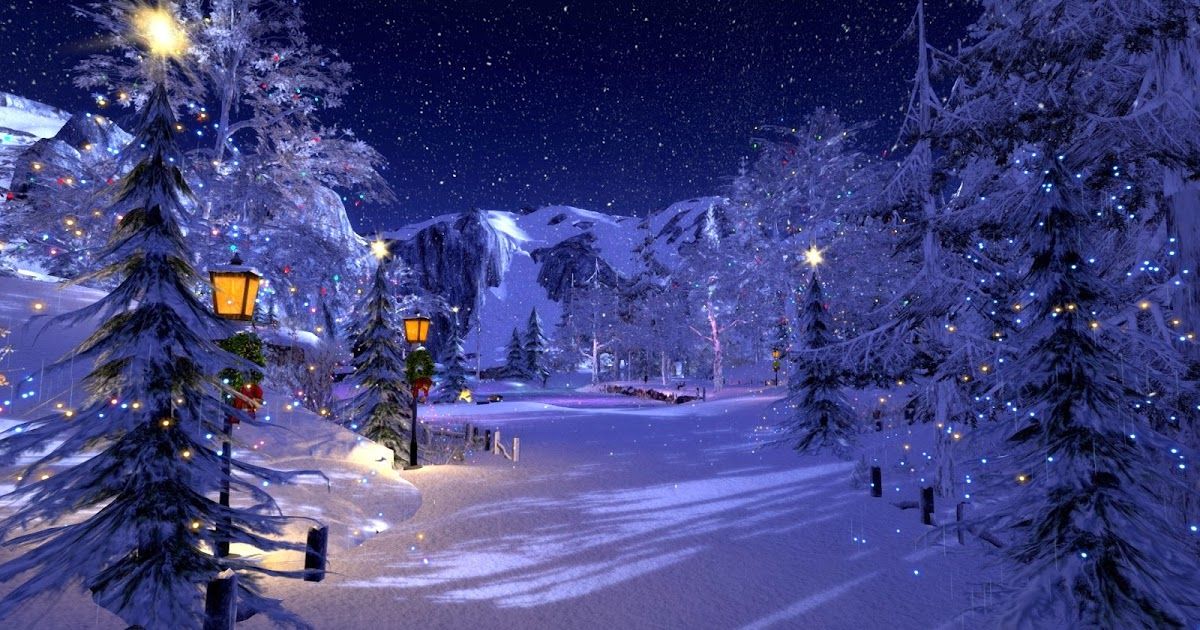 Christmas landscape