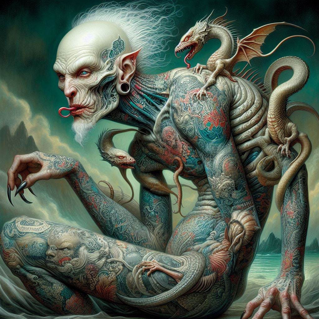 Grampus Krampus Contortionist