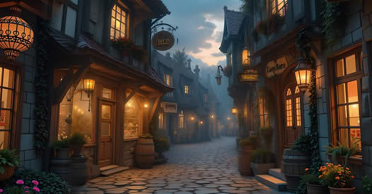 a horse statue make entirely out of £5 notes in a small 17th century village back llight double exposure 
