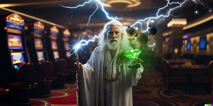 as a basis for the image, place the gentleman with long white hair with a microphone in his hand and being filmed by a cameraman as if he we...