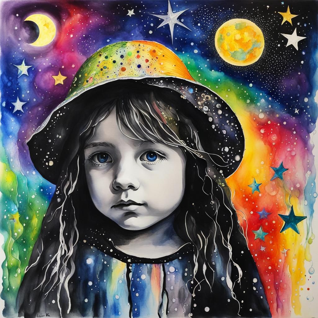 The Wild Fairy  Hunt pop up book A pop-up book opened on a page depicting a folklore scene known as The Wild Hunt. The scene is intricately...