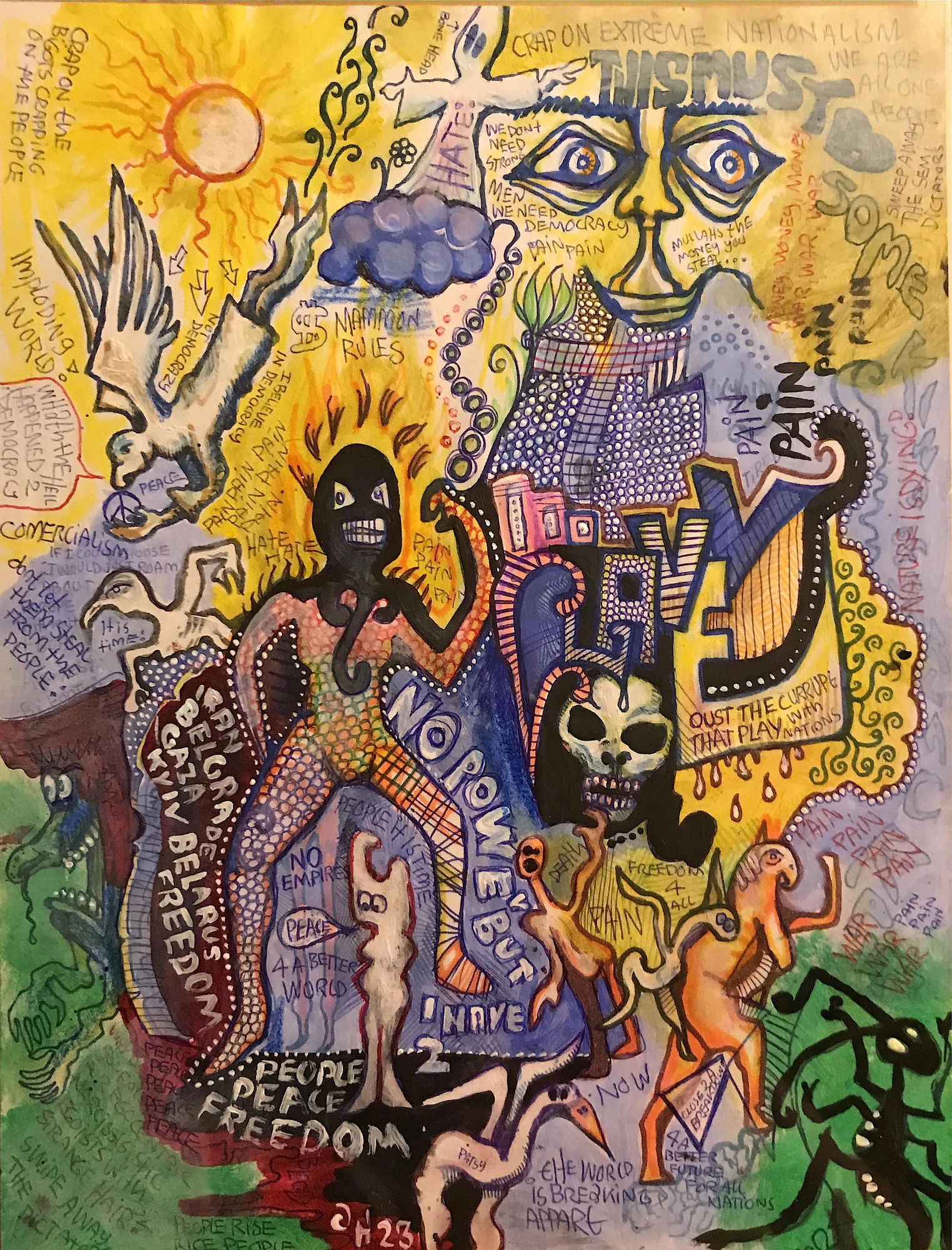 Venting the pain and angst I feel when I feel that Democracy and rule of law is threatened all over the world because of selfish men that wo...