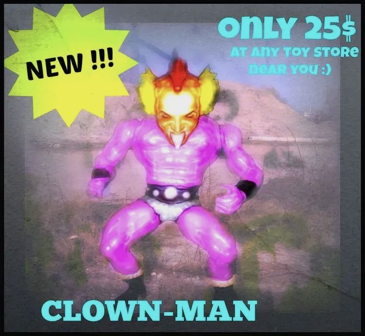 A blister pack containing a Muscular plastic He-man toy figure with cardboard safety pack and special discount on the collections edition of...