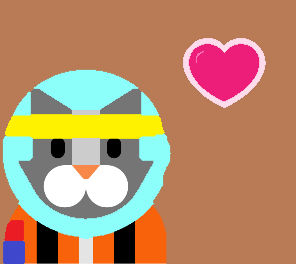 Space Cat Heart