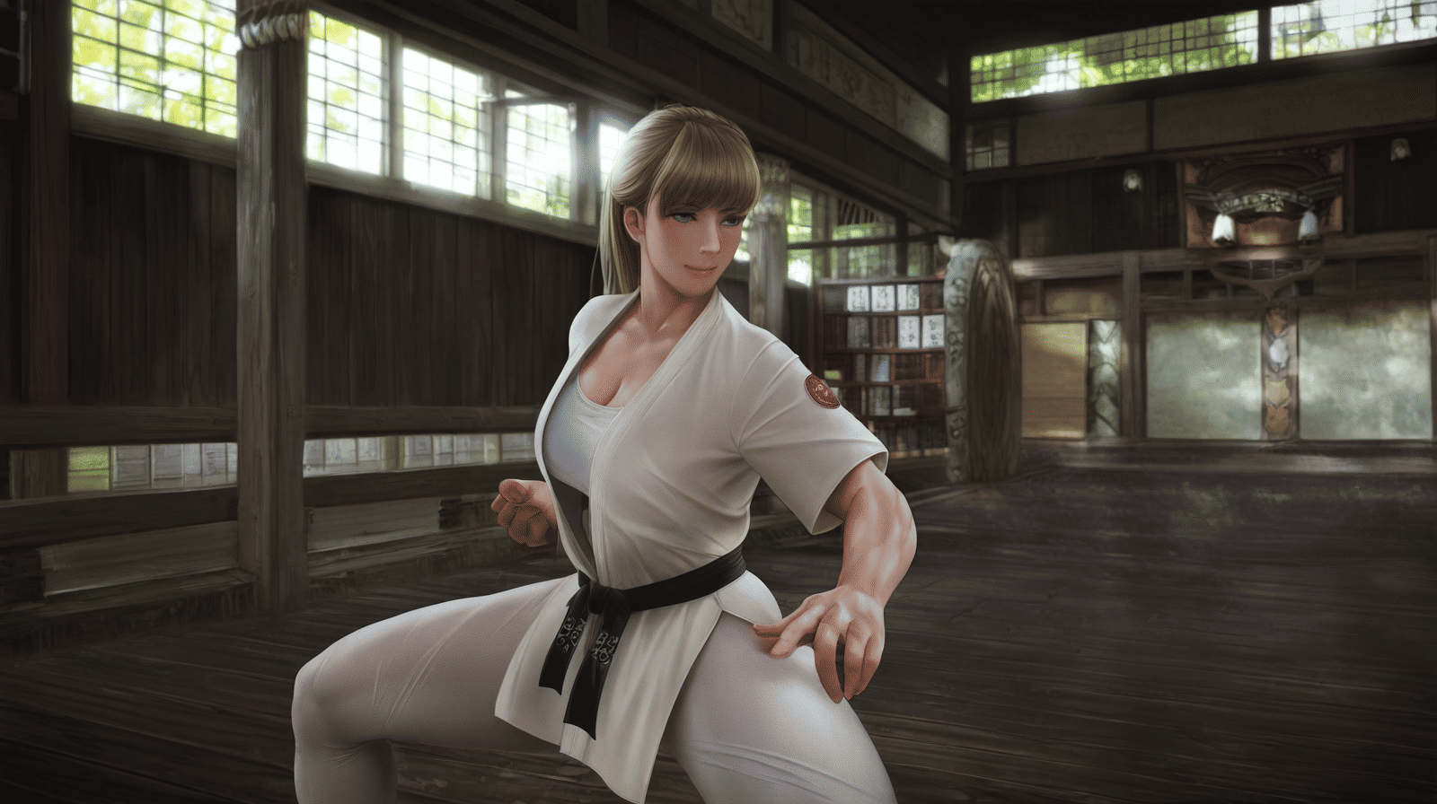 道場での楽しい練習