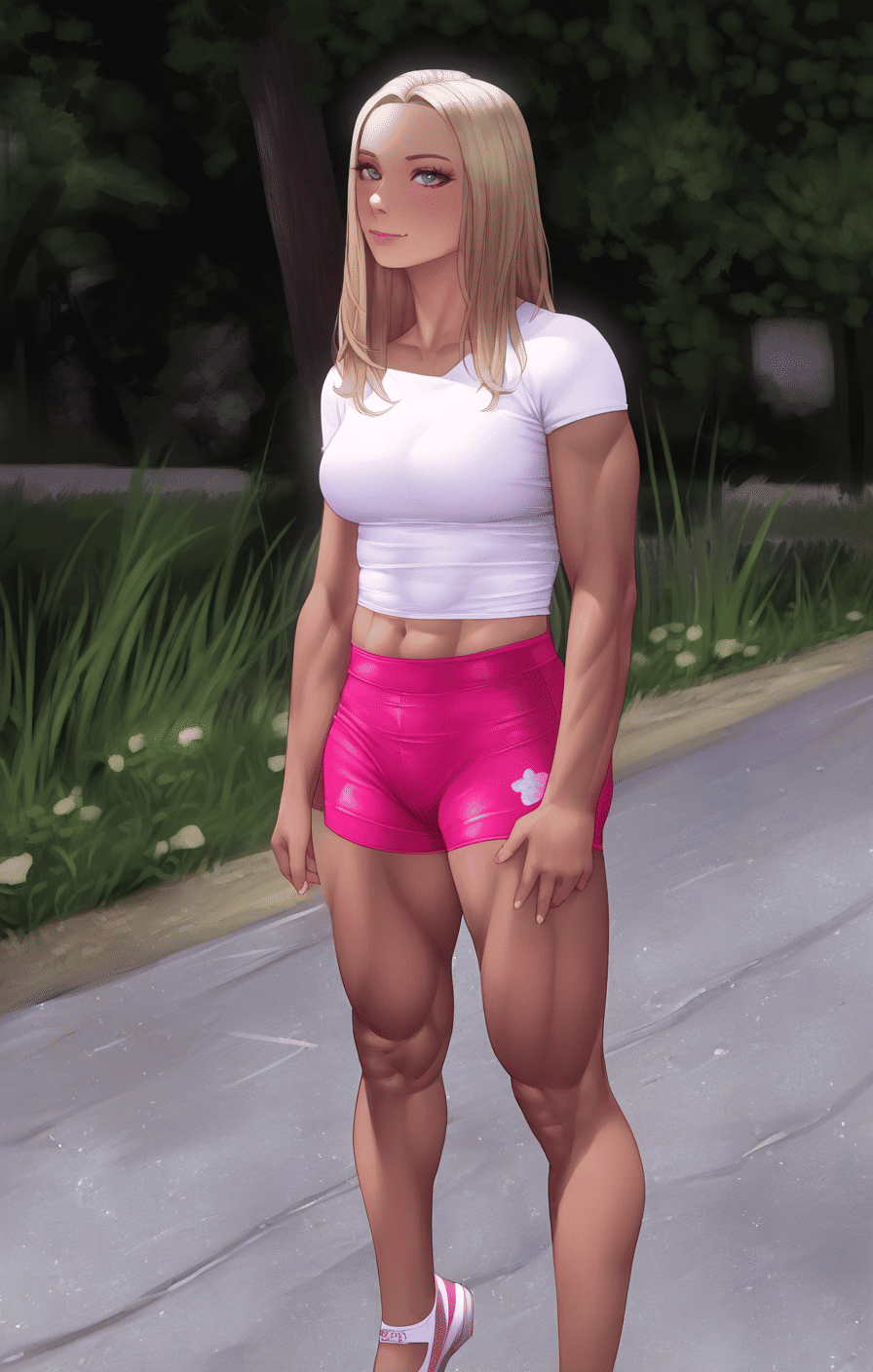 フィットネスガール。