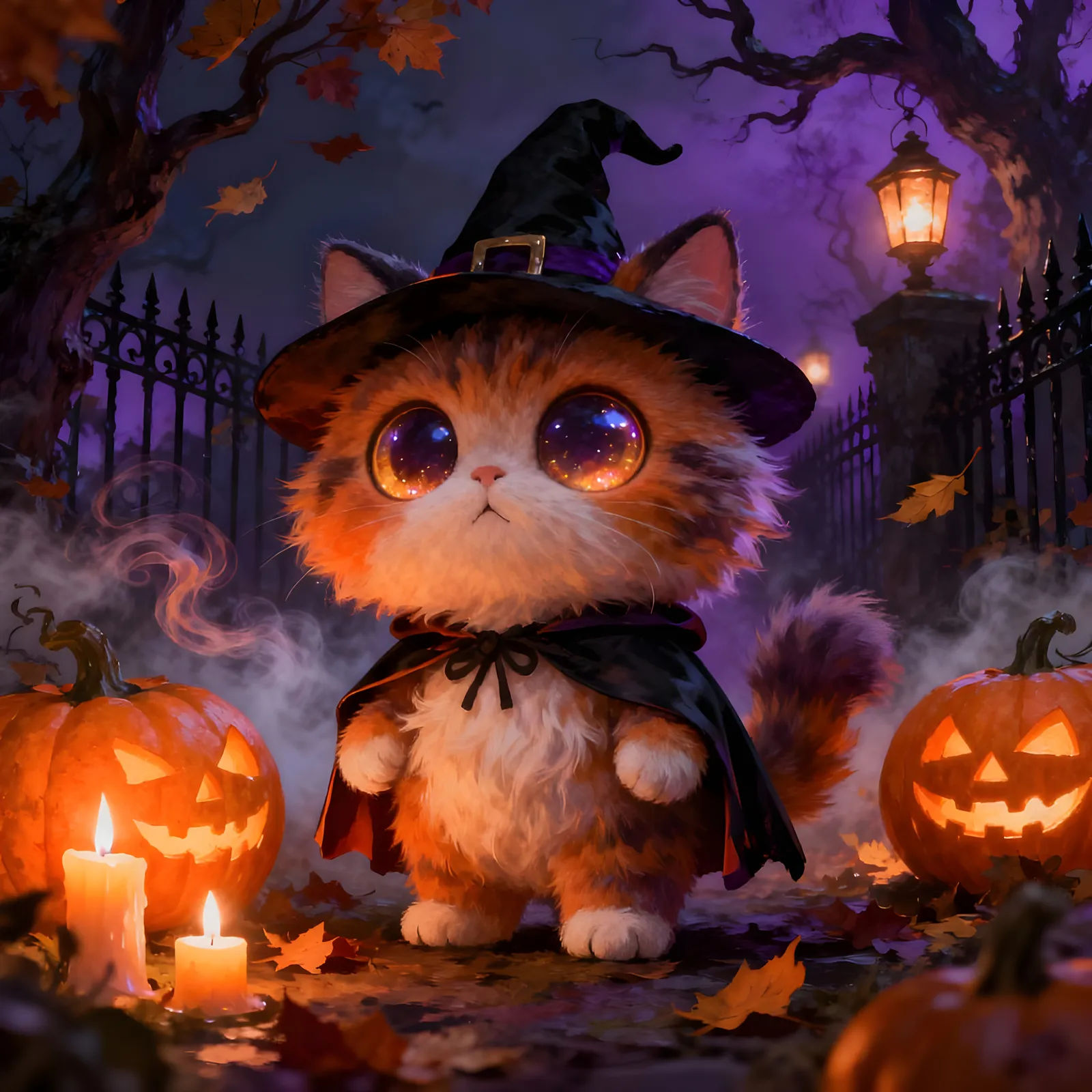 The cat slowly sits down, looks into the camera and calmly cleans its paws.