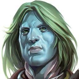 <lora:Fantasy Characters:1.0> Fantasy cleric, triton, male, nervous demeanor in the style of dungeons and dragons