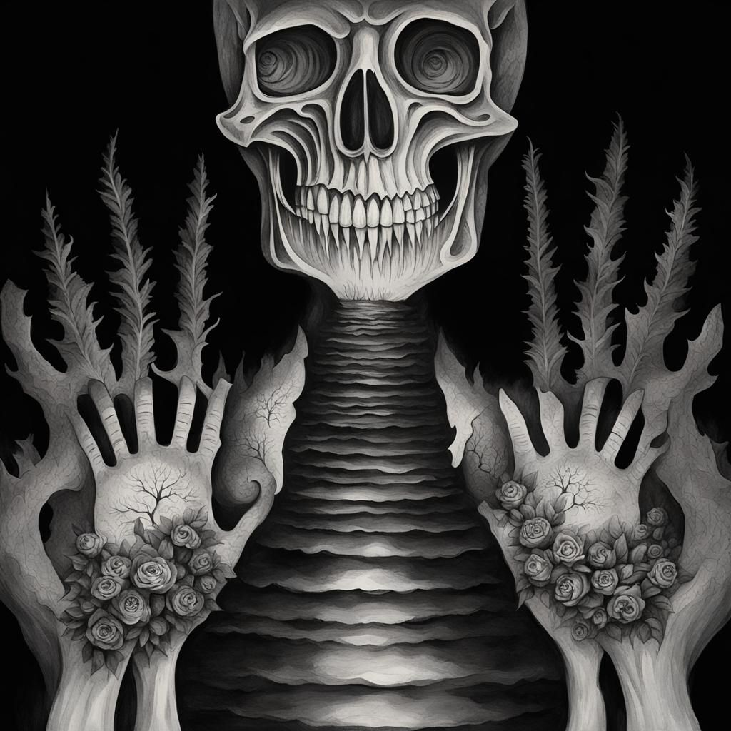 Surreal Gray Unusual Chess Boards Puzzle Art Games Uncanny Valley,MC Escher architecture