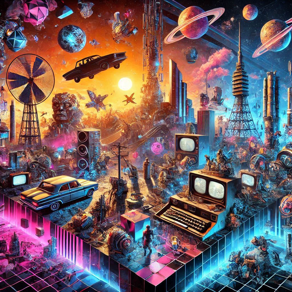 Surreal Winter with Computers in Outer Space