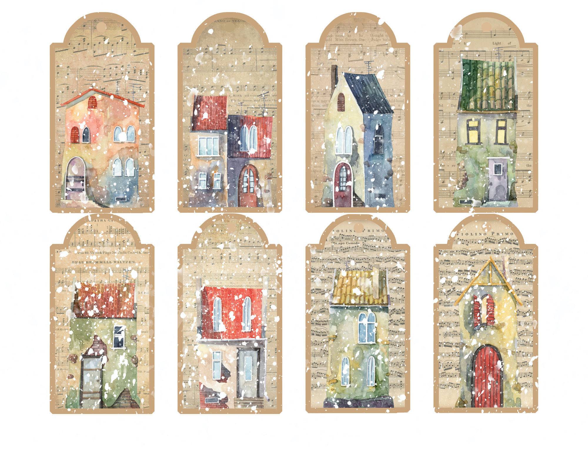 Fantasy Fairy Punk Junk Journal Tags