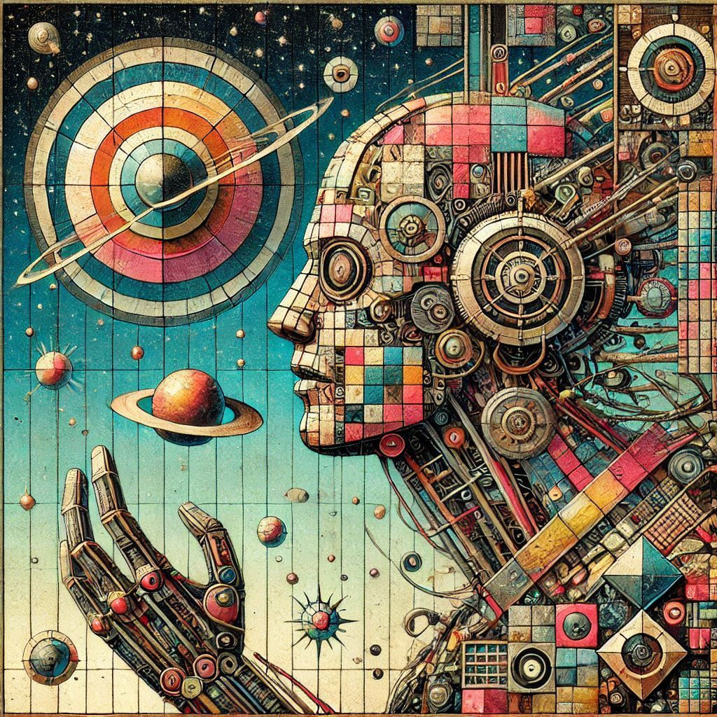 Surreal Kintsugi Portrait