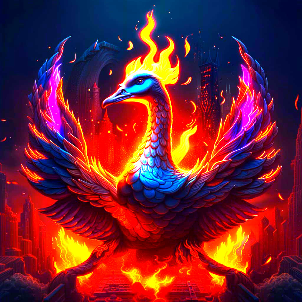 flaming goose art 
