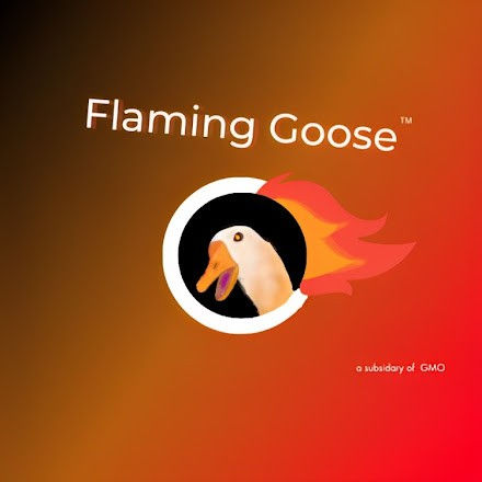 flaming goose art