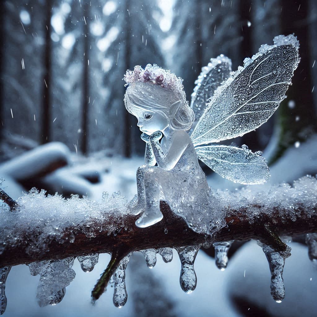 A tiny ice faerie 