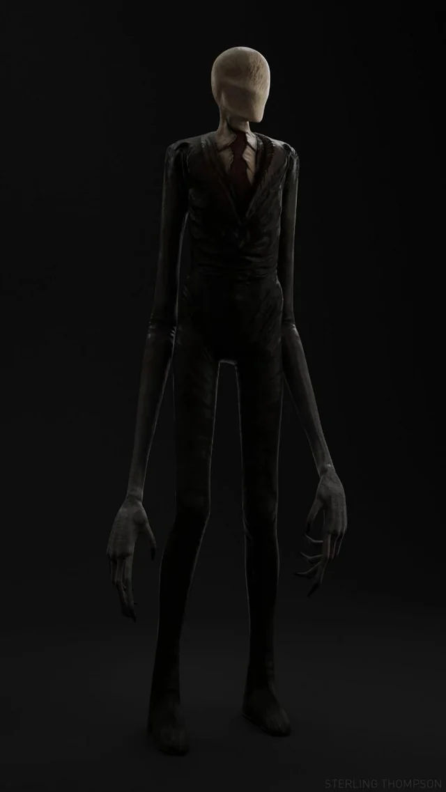 A sad goth young man in black punk clothes with long, limp black hair and very long arms in a graveyard