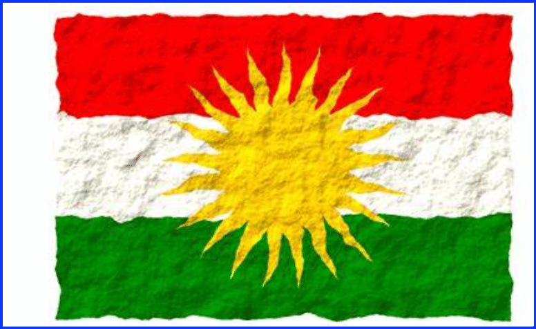 a mountain that colored with Kurdistan's flag - AI Generated Artwork ...