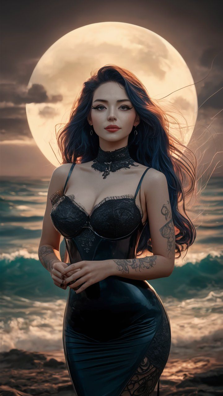 A captivating Gothic beauty, 