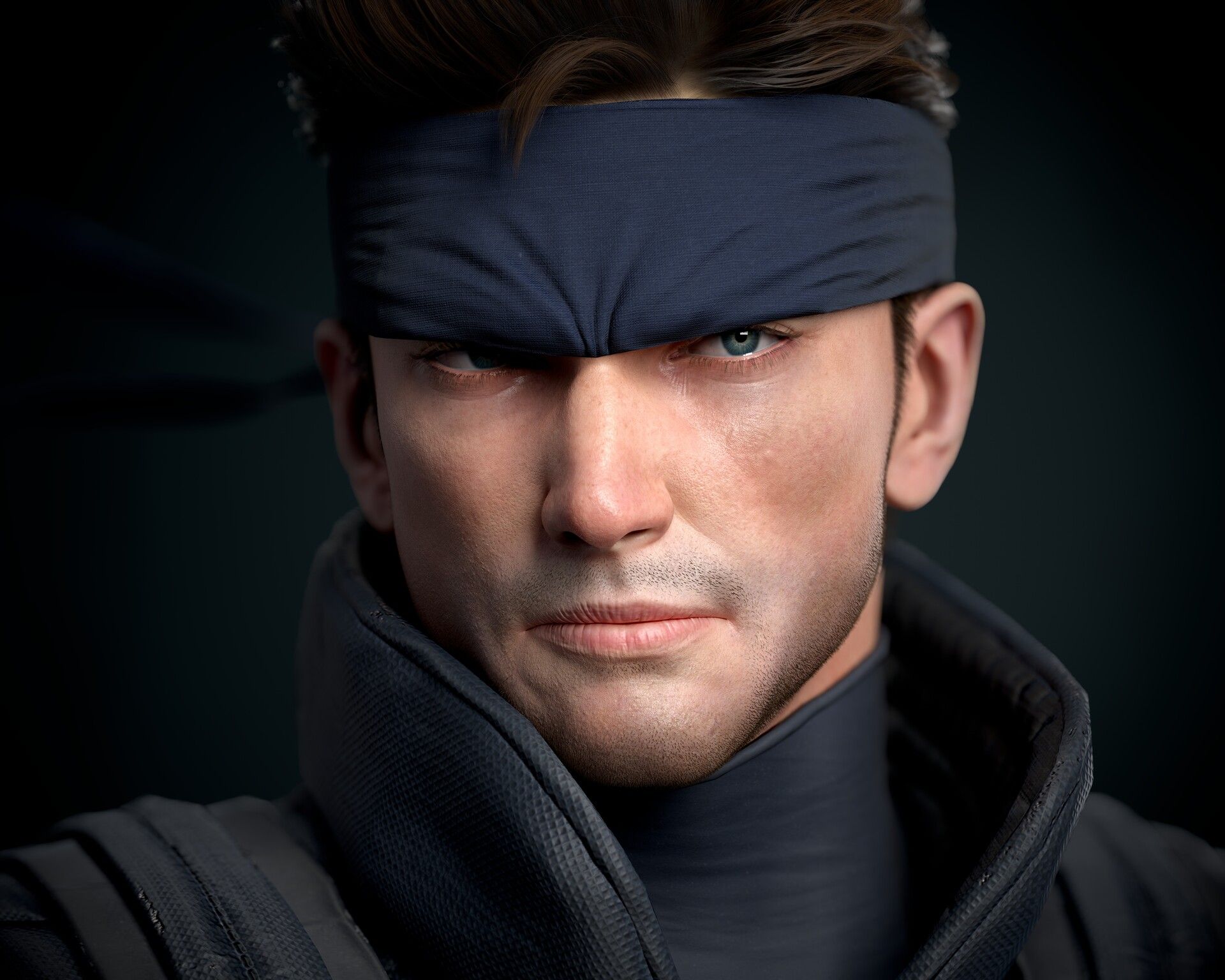Jensen Ackles as Solid Snake from Metal Gear Solid (3)