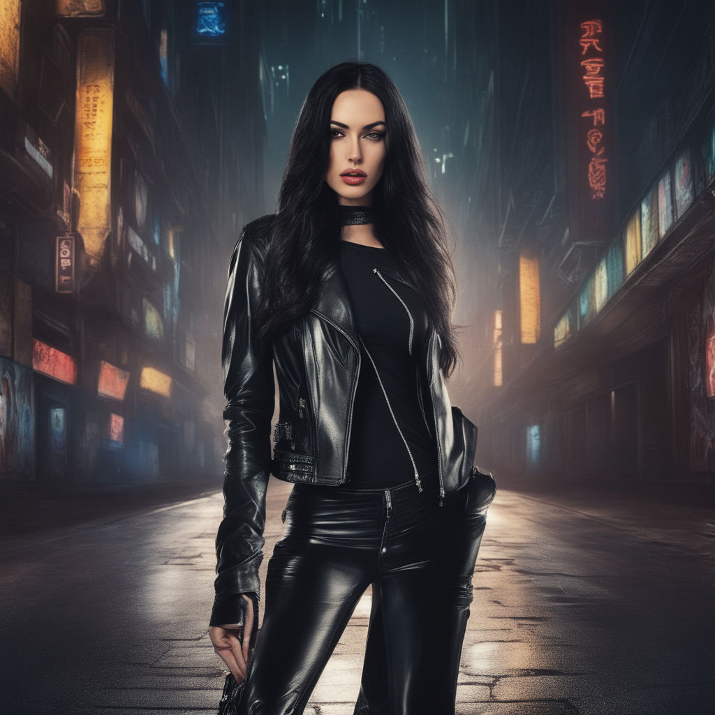 Keira Knightley ultrarealistic face super detailed ultrarealistic face as a Cyberpunk Rockstar Model, Dark long hair updo, ultrarealistic s...