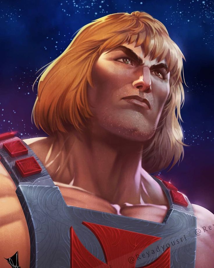 Henry Cavill ultrarealistic face super detailed as He-Man, ultrarealistic face, perfect ultradetailed full-body, handsome clean-shaved and f...