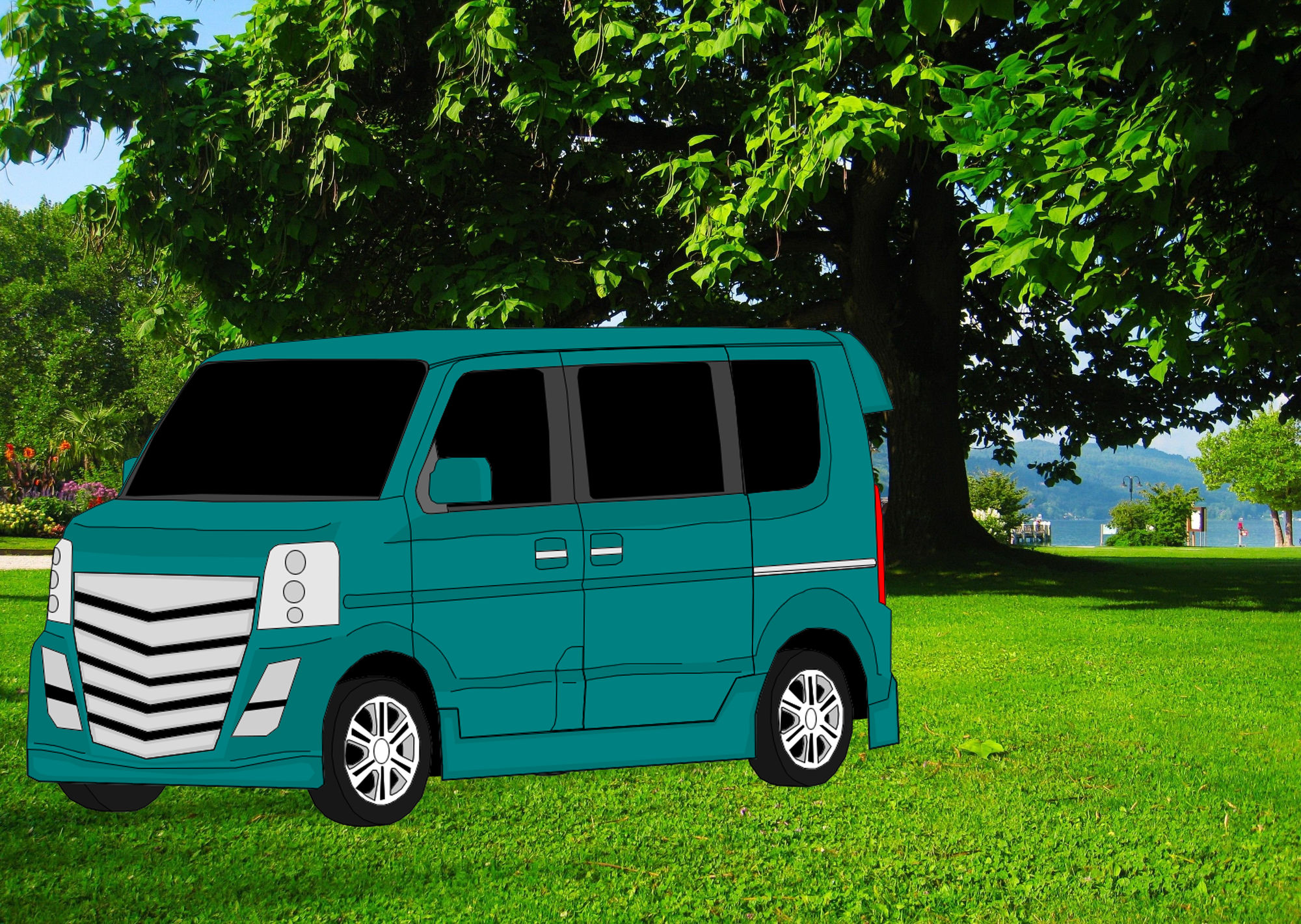 A modified 5th Gen Suzuki Every