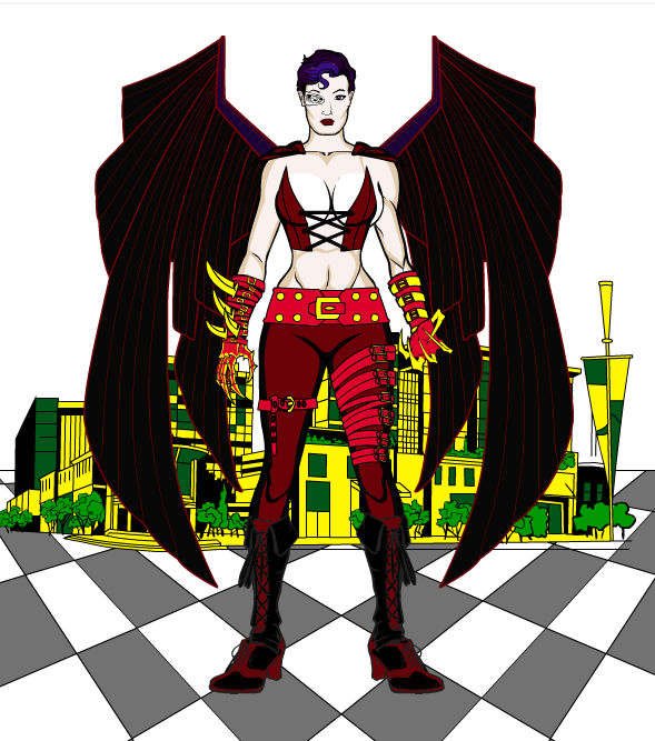 Female supervillain.