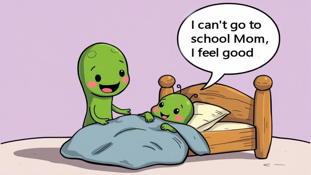 sick day for microbe